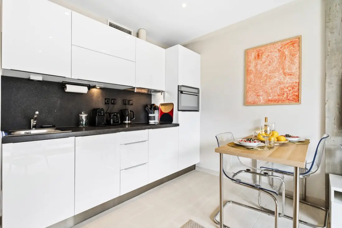 Residence Centre Ville De Cannes, 2p modern terasz