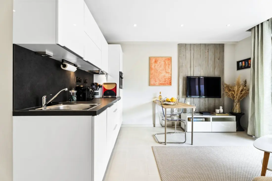 Residence Centre Ville De Cannes, 2p modern terasz