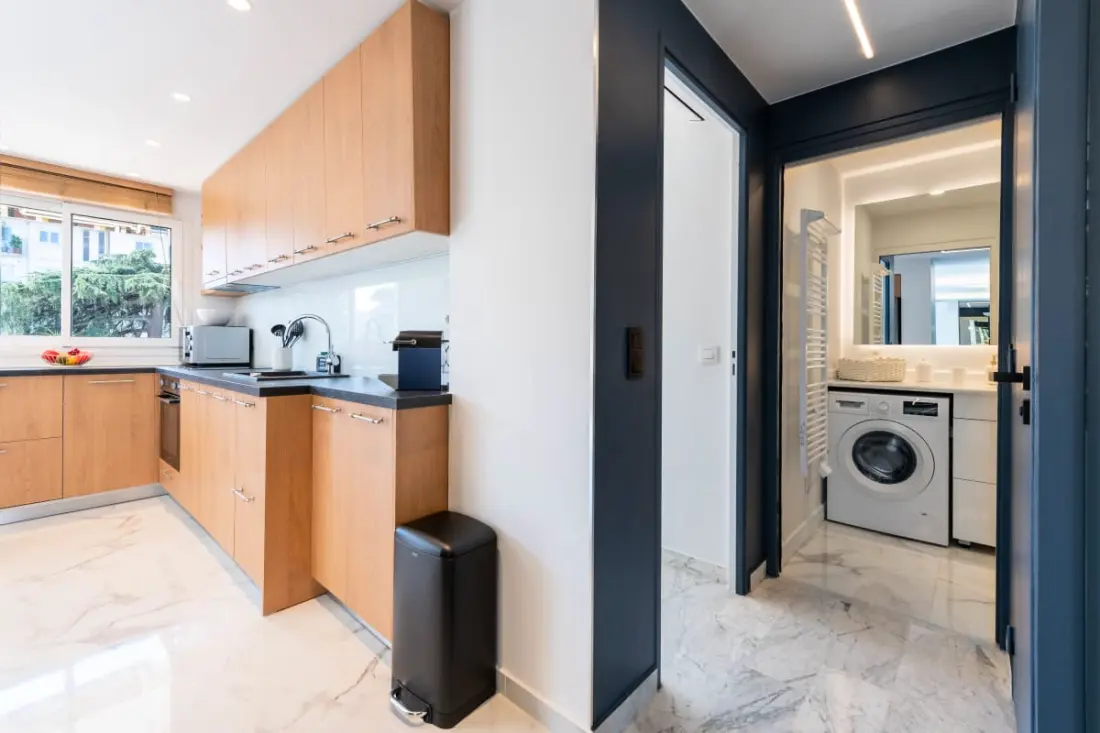 Residence Grand 2p felújított terasz szív Cannes
