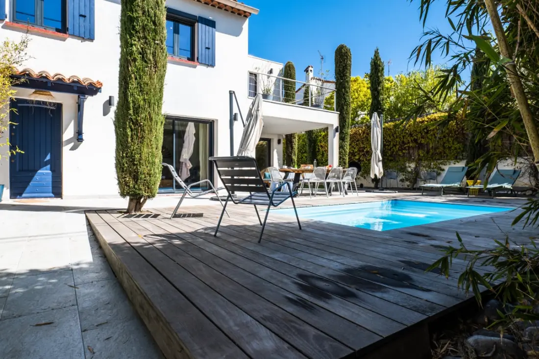 Residence House 10 Pers, úszómedence, közel Cannes Centre