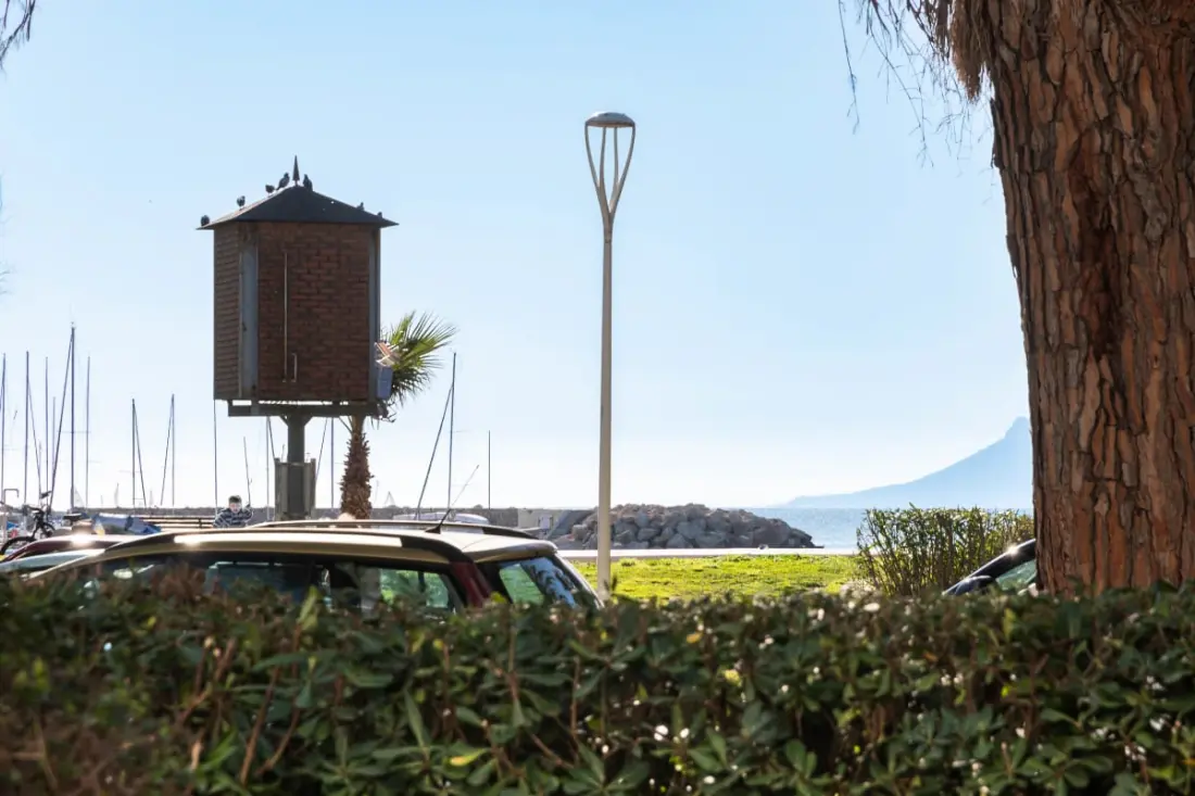 Résidence Rez-de-jardin Croisette szembesül La Plage, Garage