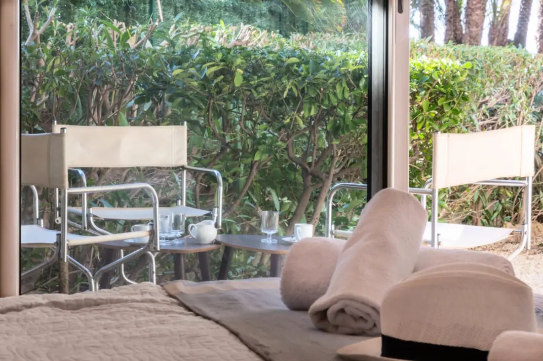 Résidence Rez-de-jardin Croisette szembesül La Plage, Garage