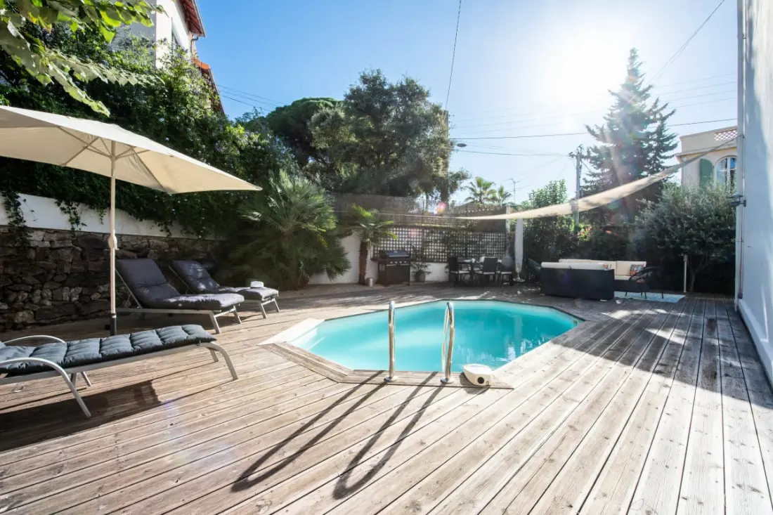 Residence Villa 180m2 5p Cannes úszómedence Garage