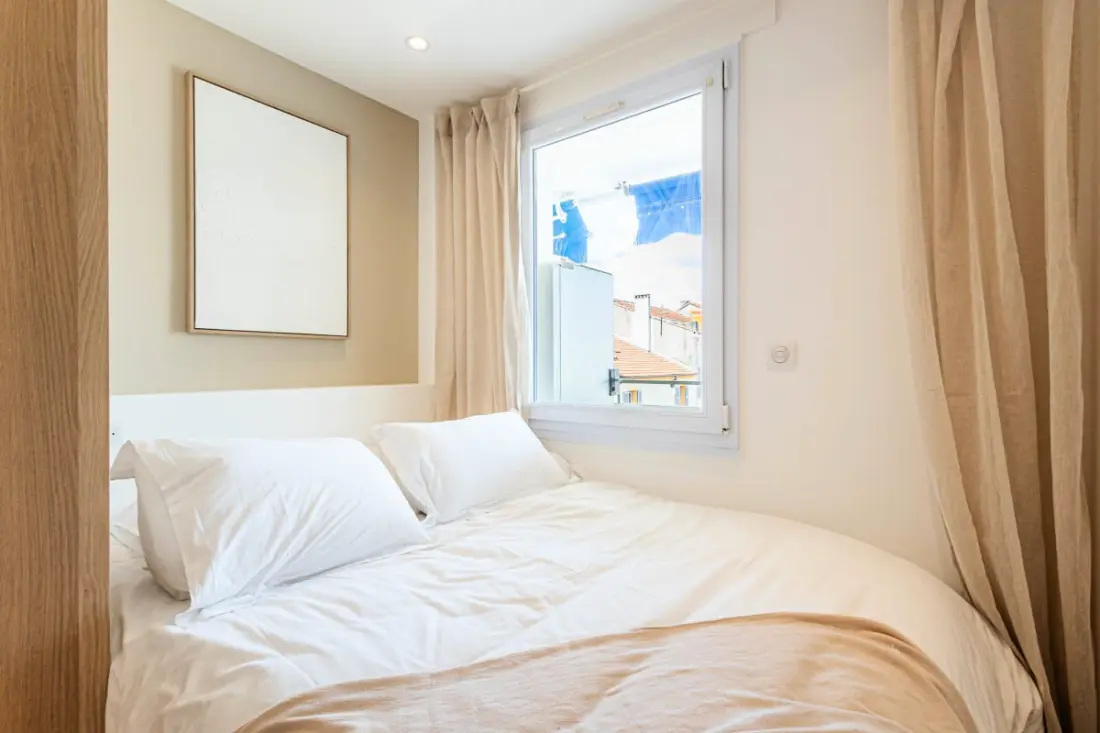Kiváló, teljesen felújított 2 hálószobás apartman Cannes központjában