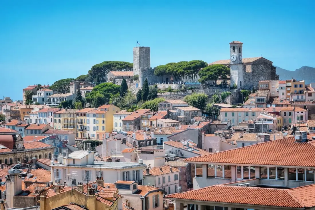 Panoráma-tenger Nézet Cannes