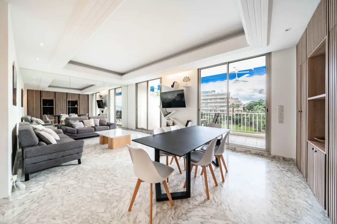 Csodálatos 4 hálószobás apartman La Croisette-ben