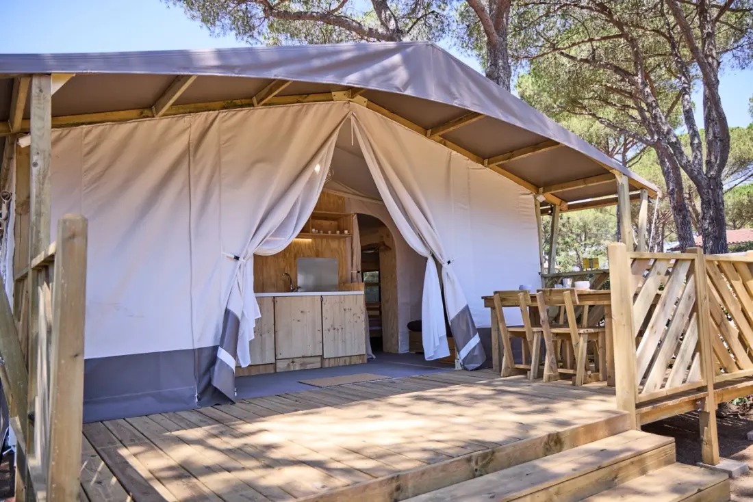 Campingpladser Costa d'Argento I nærheden af Village Club Tæt på