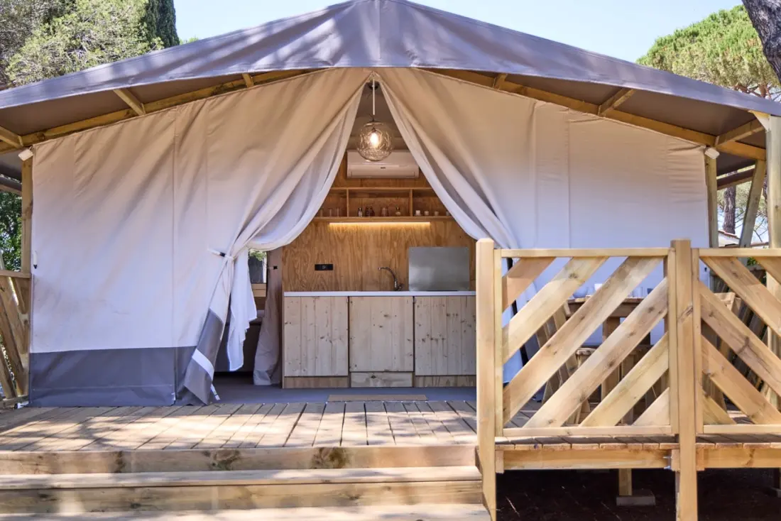 Campingpladser Costa d'Argento I nærheden af Village Club Tæt på