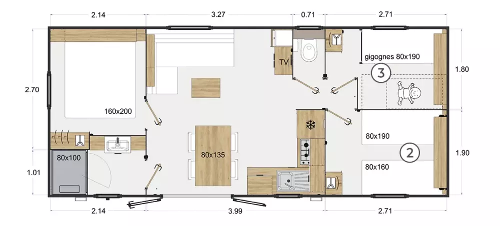 Campingplatz Sunêlia La Clementine 4 Sterne★★★★