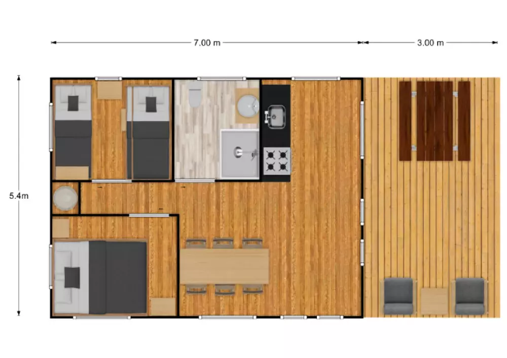 Campingplatz Sunêlia La Clementine 4 Sterne★★★★