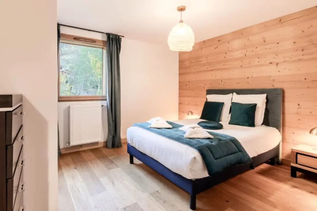 Modern Aux Houches appt - Balcony + Parkolás