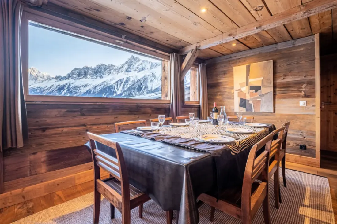 Hiteles faház Les Houches Lejtőin