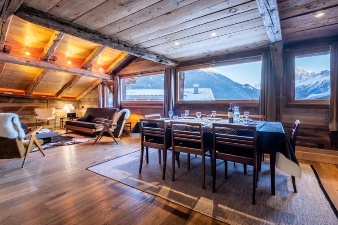 Hiteles faház Les Houches Lejtőin