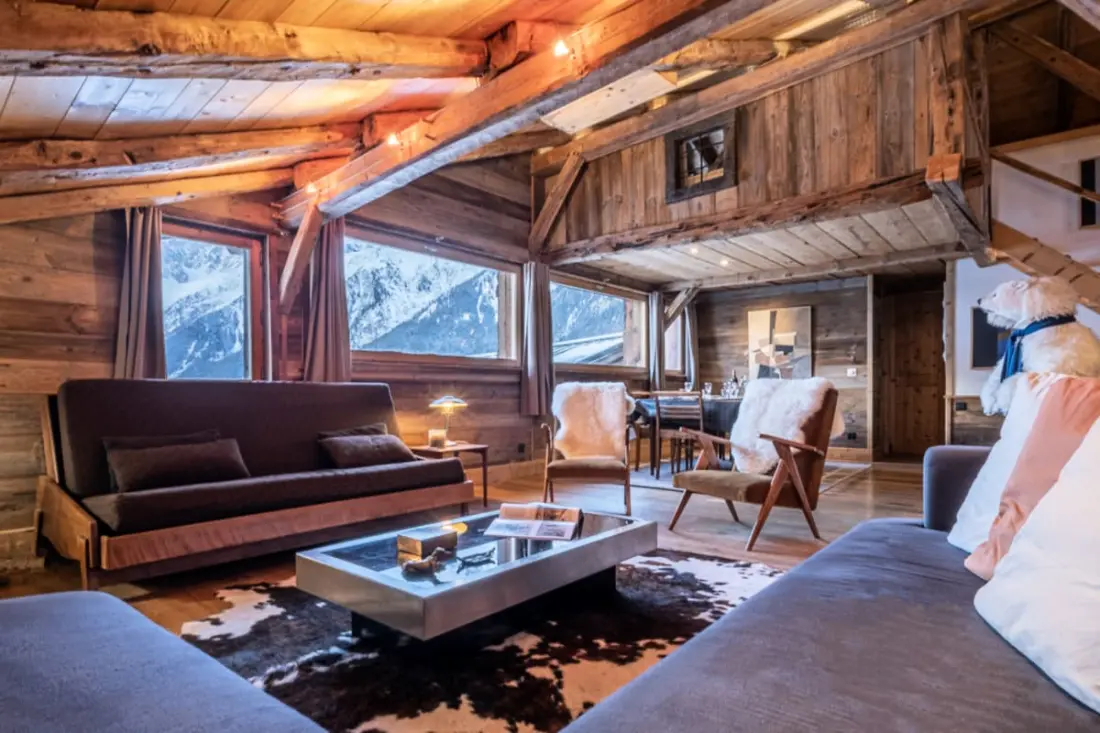 Hiteles faház Les Houches Lejtőin