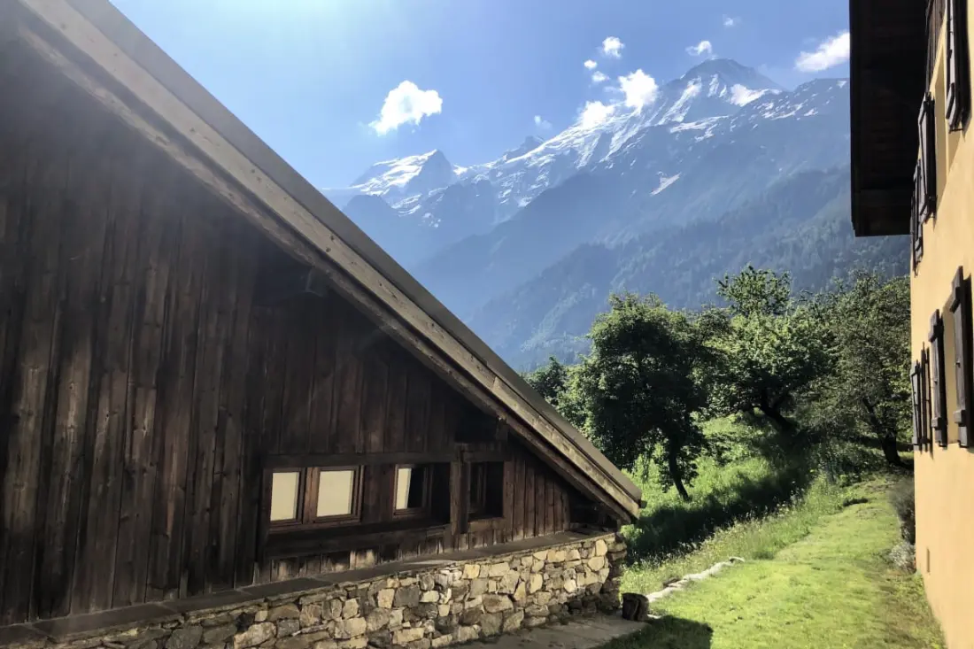 Hiteles faház Les Houches Lejtőin