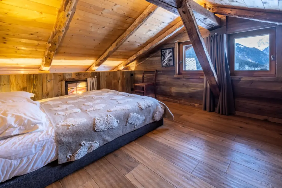 Hiteles faház Les Houches Lejtőin