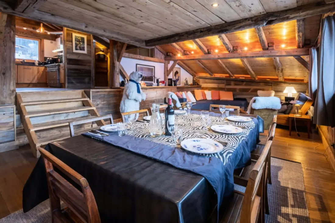 Hiteles faház Les Houches Lejtőin