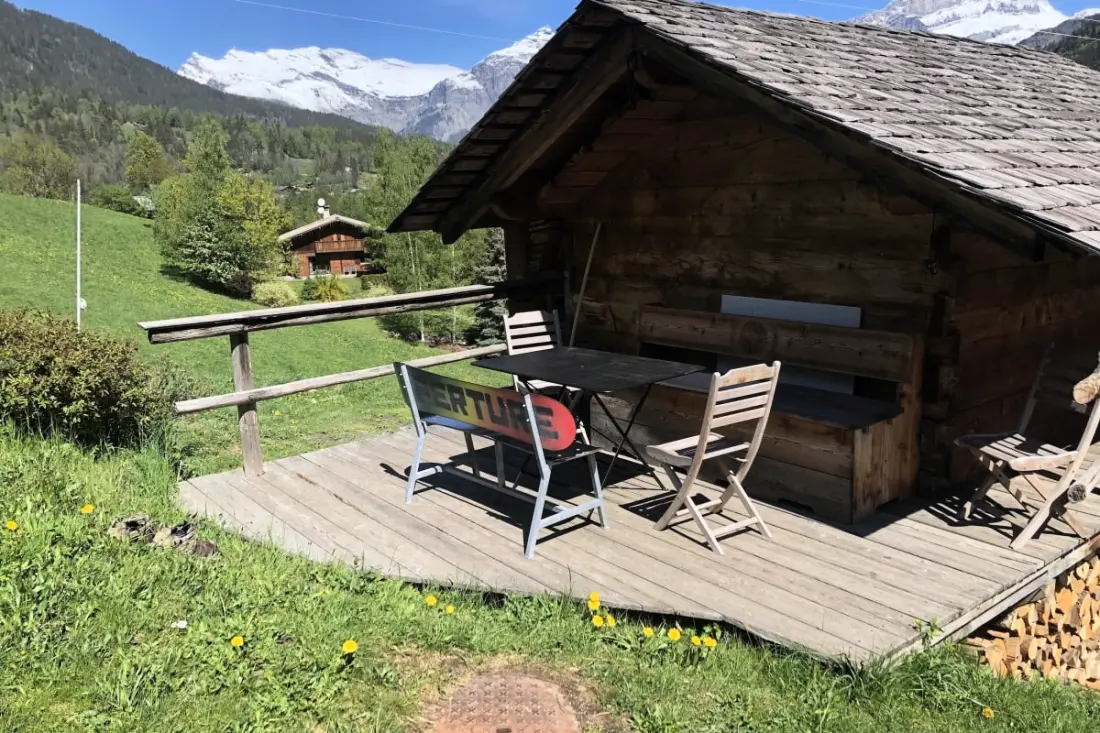 Hiteles faház Les Houches Lejtőin