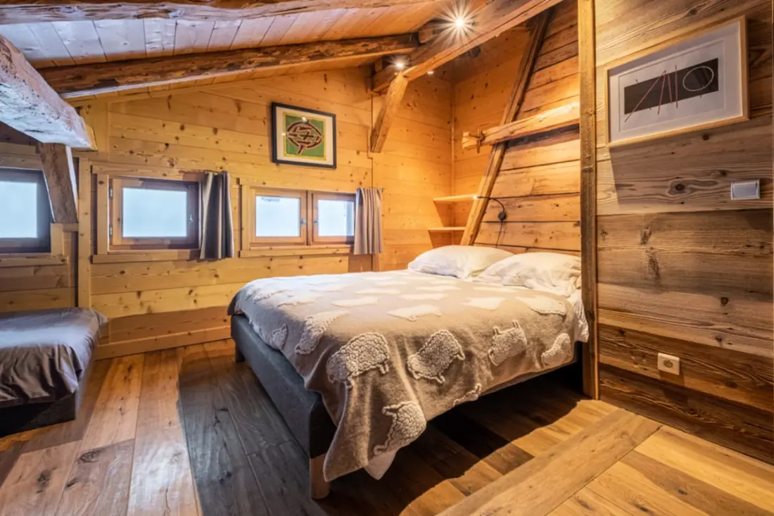 Hiteles faház Les Houches Lejtőin