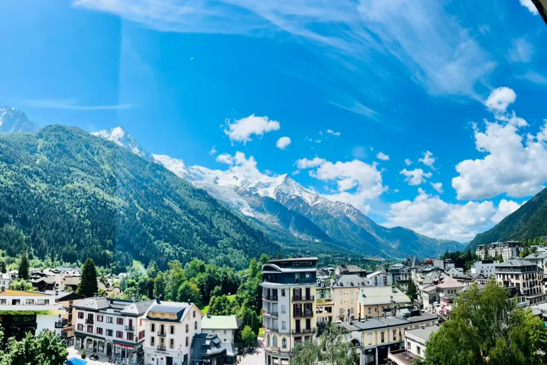 Teljes centre-view-Mont-blanc-Parking