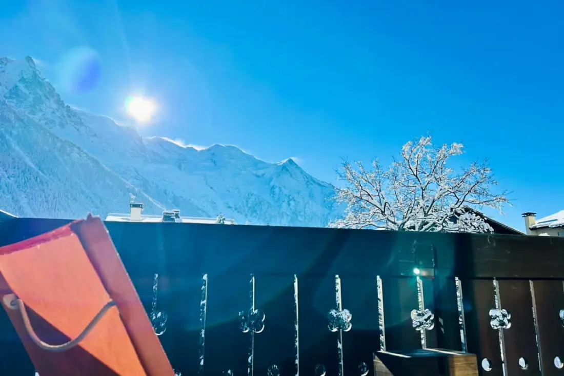 Fényes apartman Le Mont Blanc-en