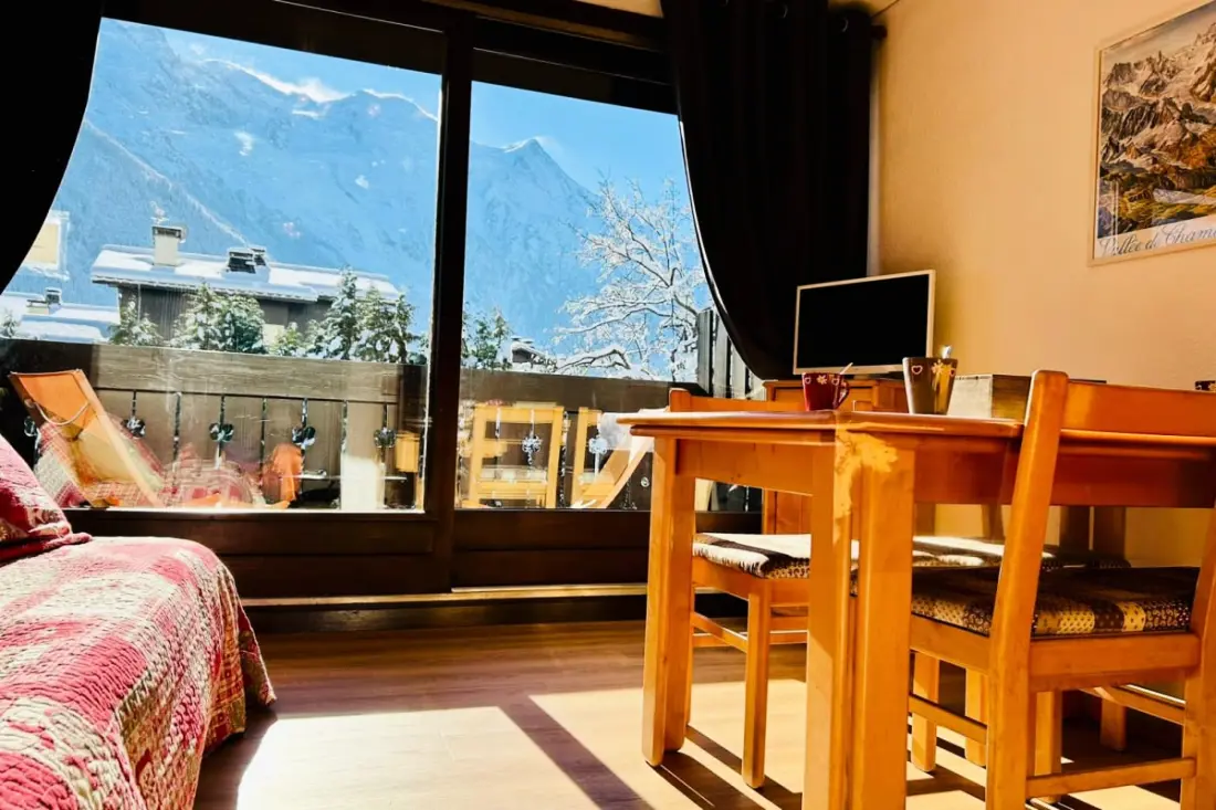Fényes apartman Le Mont Blanc-en