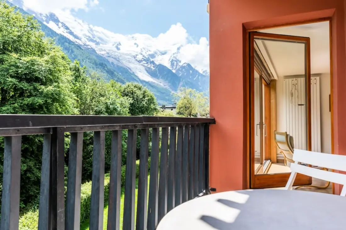 Világos apartman - a Mont Blanc közelében