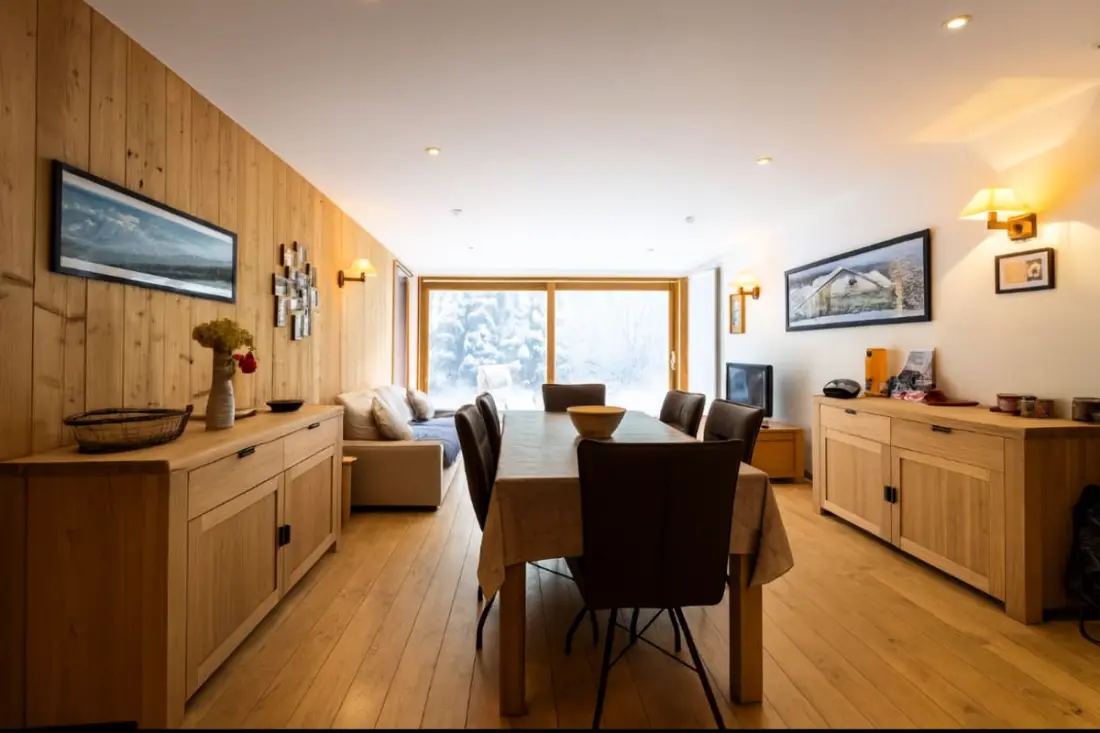 Világos apartman - a Mont Blanc közelében