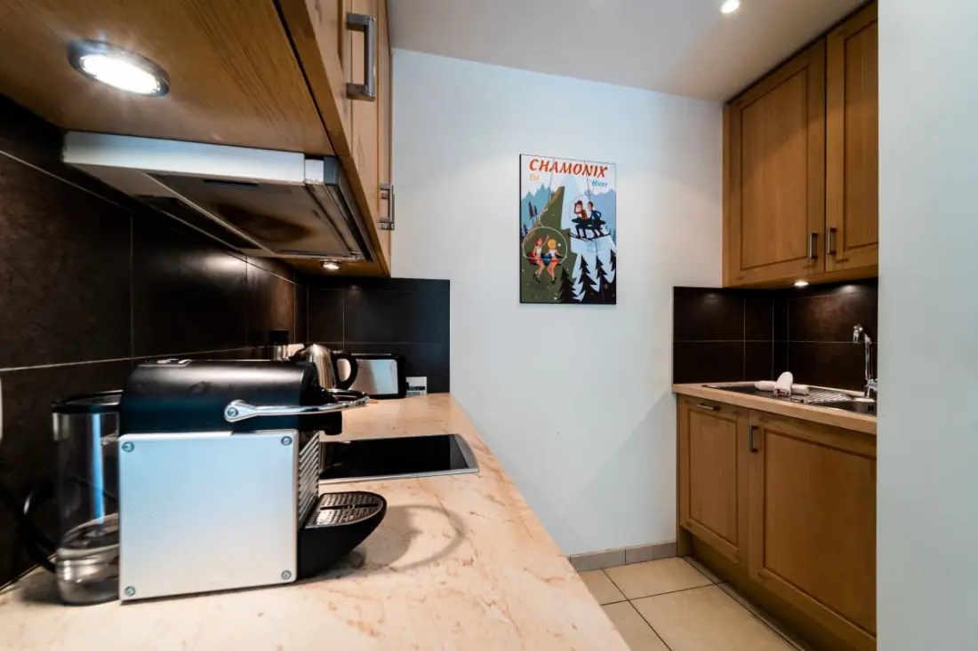 Világos apartman - a Mont Blanc közelében