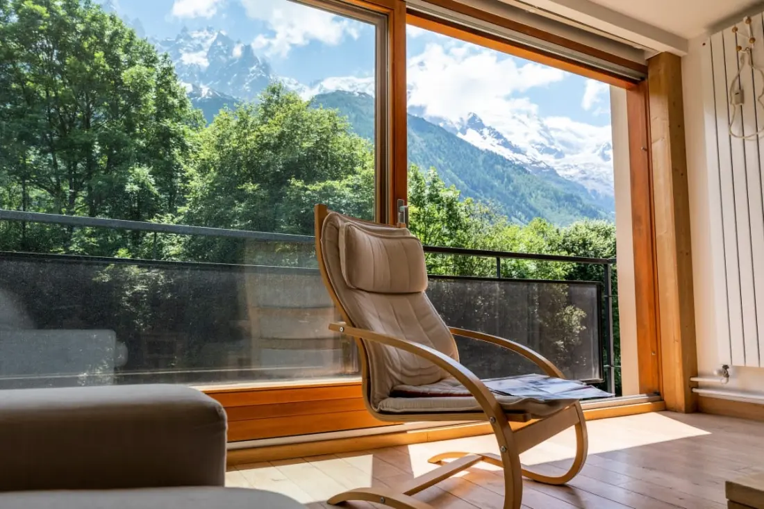 Világos apartman - a Mont Blanc közelében