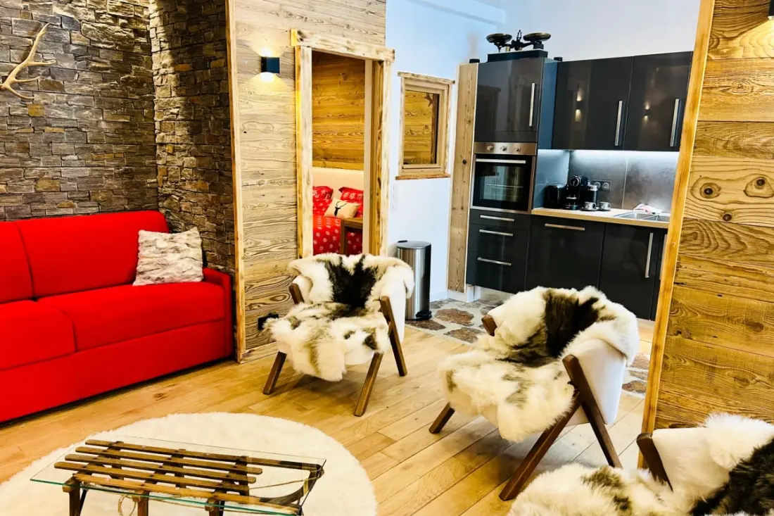 felújított apartman Au Pied Des Grands Montets