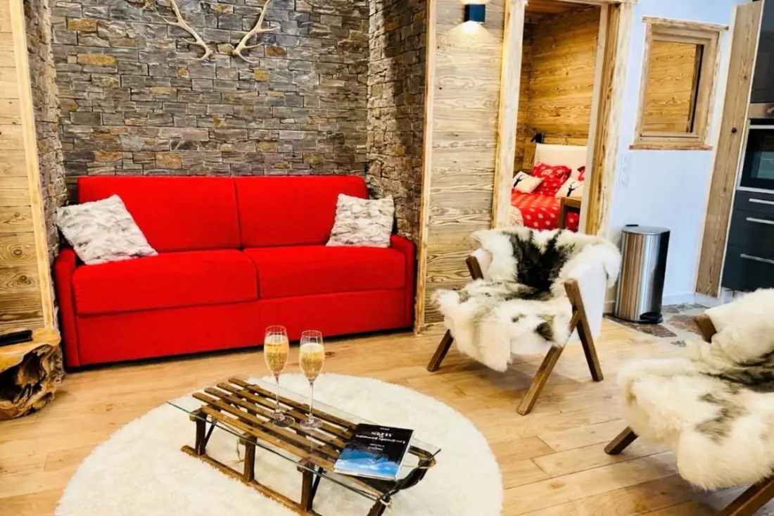 felújított apartman Au Pied Des Grands Montets