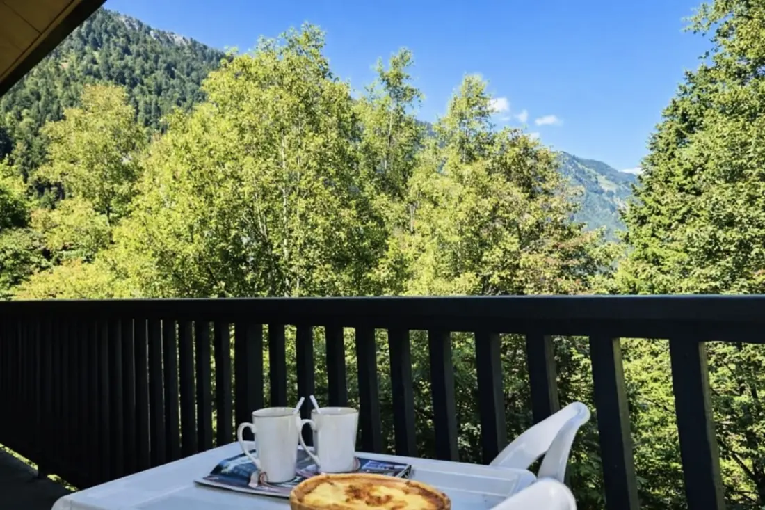Kényelem, természet és látás Mont Blanc kivételes