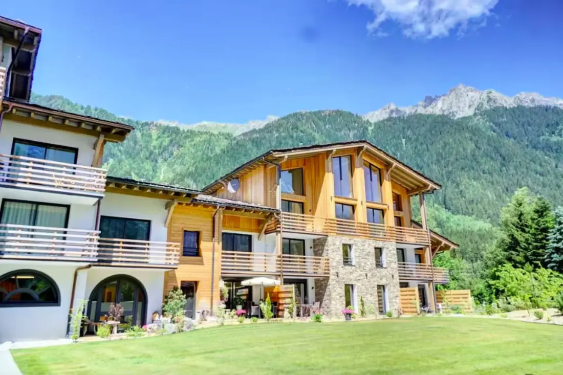Mont Blanc nézet, Spa / úszómedence, egységes tartózkodás