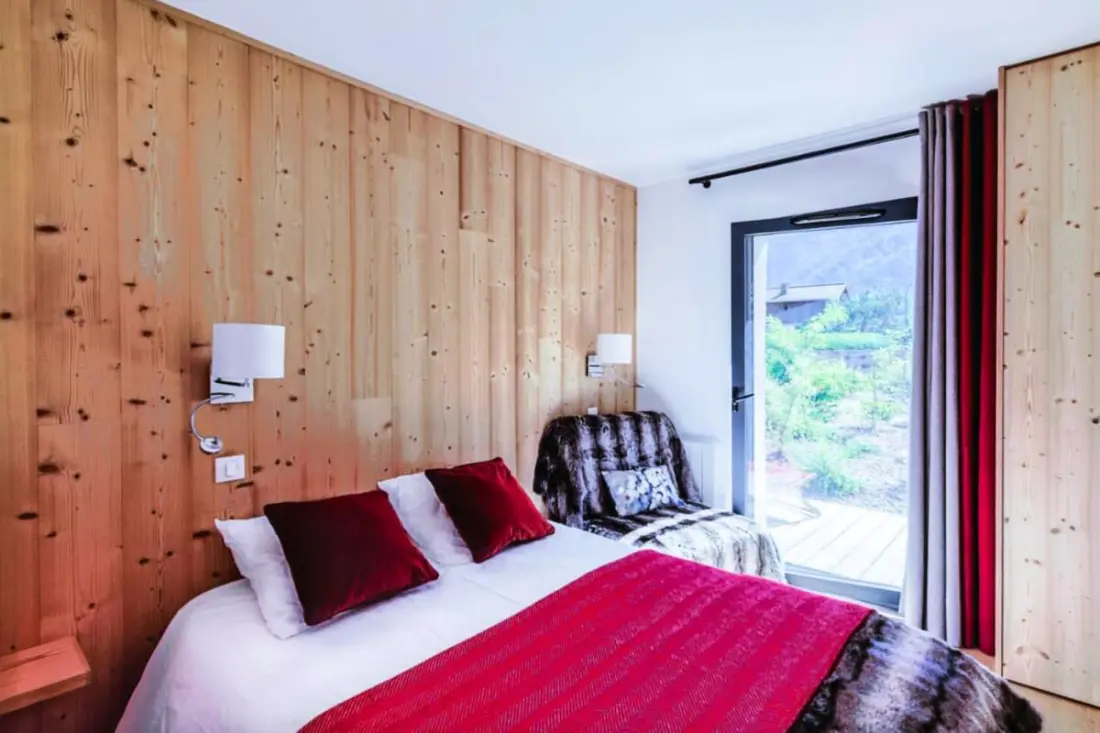 Mont Blanc nézet, Spa / úszómedence, egységes tartózkodás