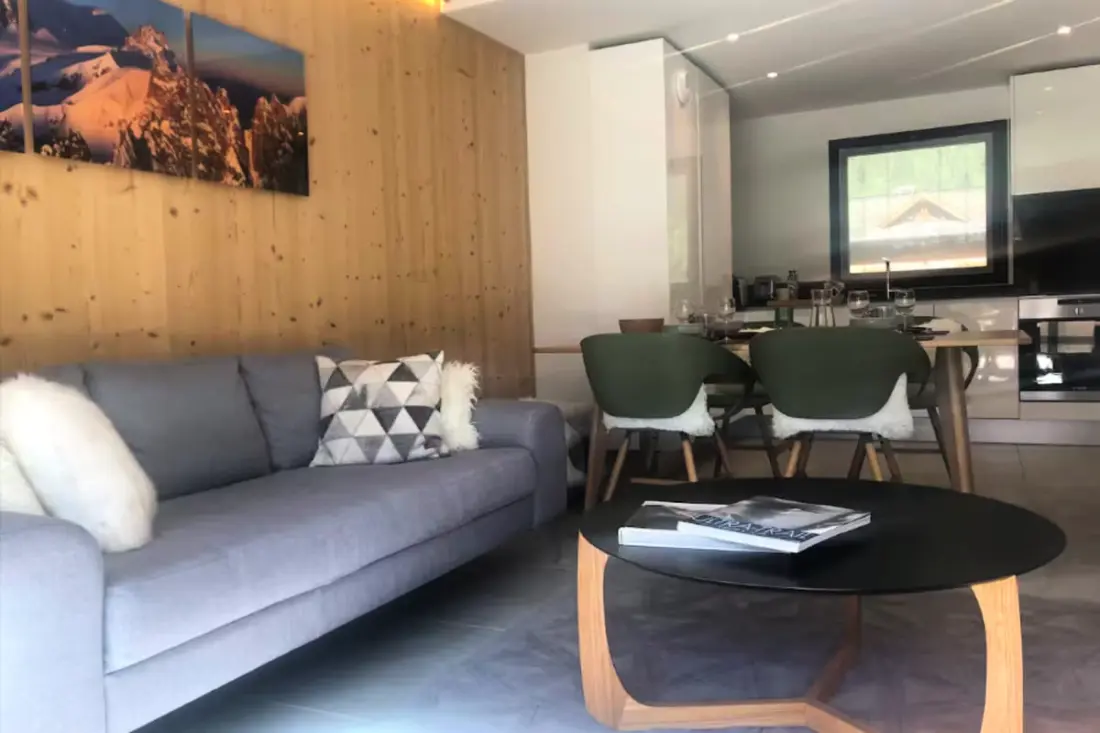 Mont Blanc nézet, Spa / úszómedence, egységes tartózkodás