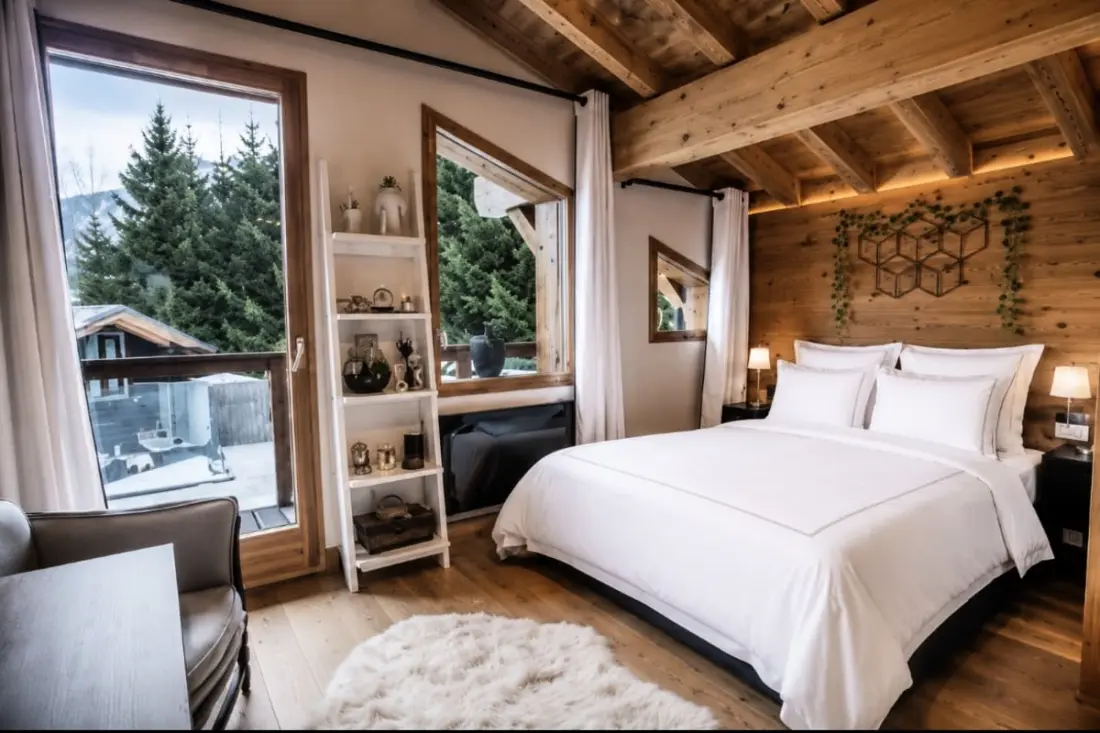 Chalet Design úszási medencével és Jacuzzival