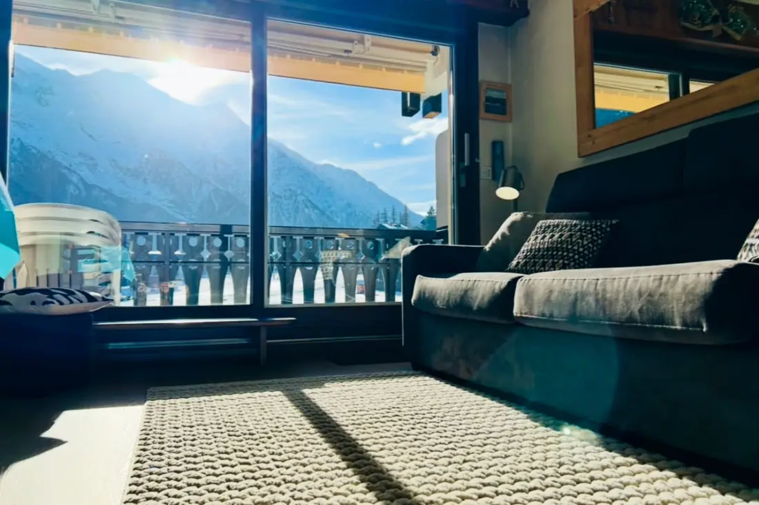 Kis családi apartman – View on Mont Blanc