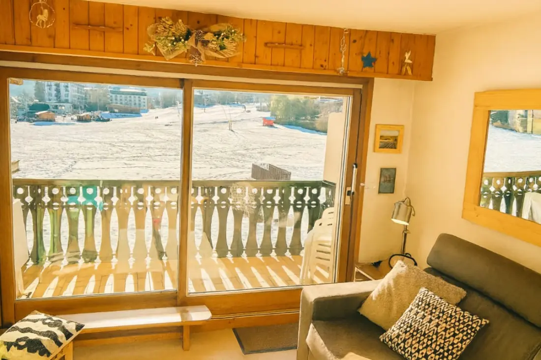 Kis családi apartman – View on Mont Blanc