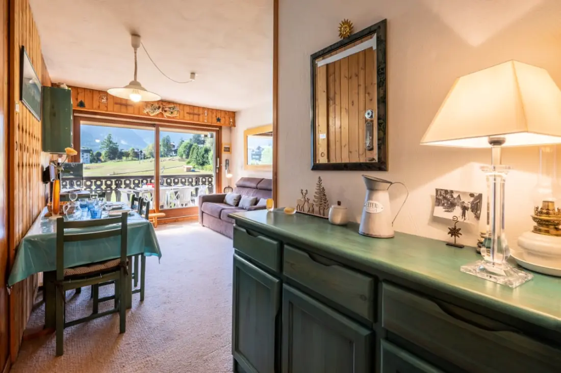Kis családi apartman – View on Mont Blanc