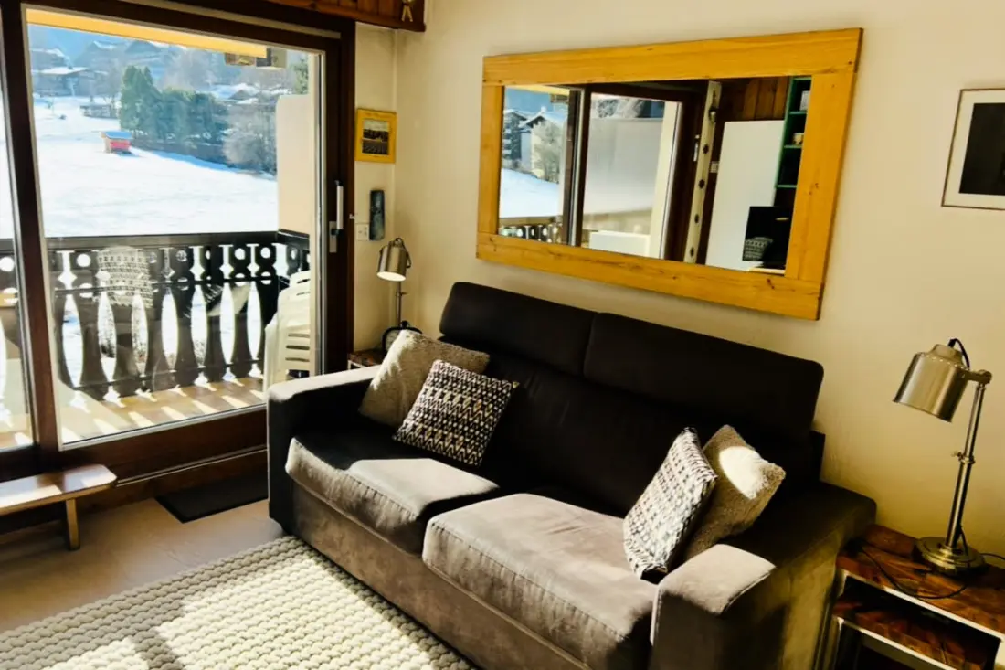 Kis családi apartman – View on Mont Blanc