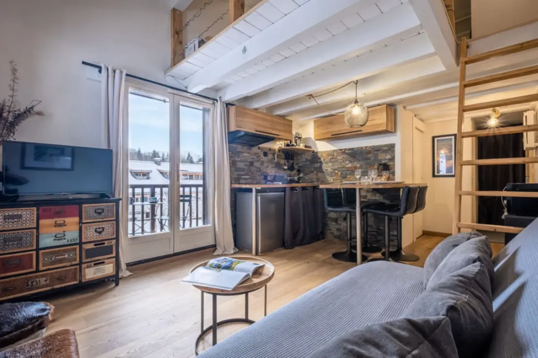 Szép kilátással rendelkező apartman Les Bossonsban - Chamonix