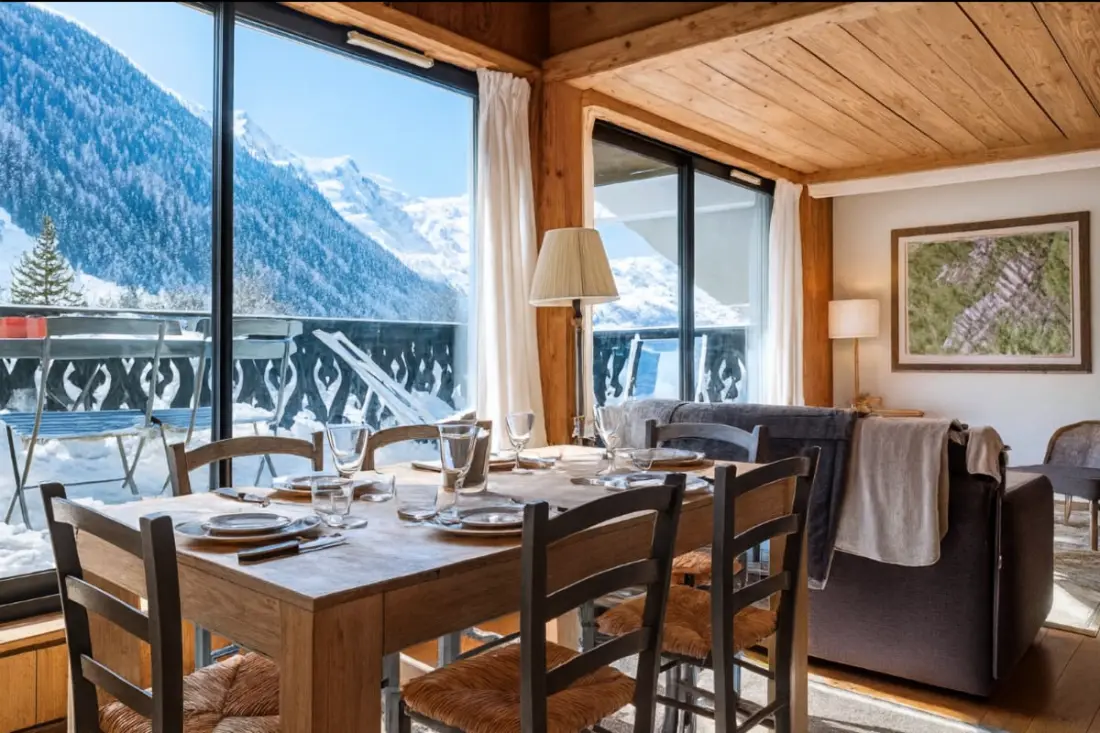 Bel Appt Mont Blanc View at Pied des Pistes