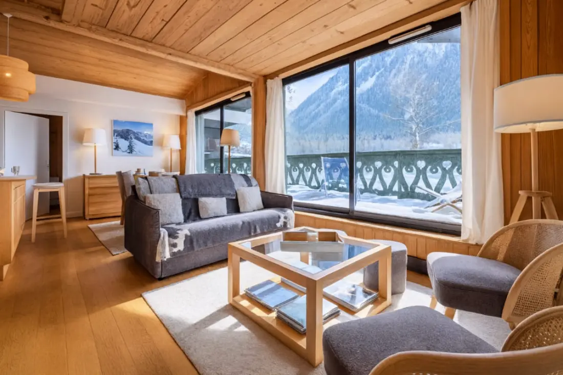 Bel Appt Mont Blanc View at Pied des Pistes