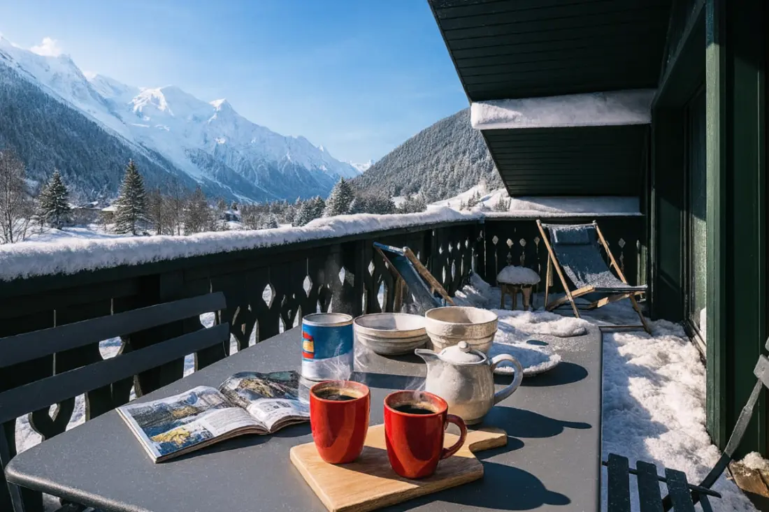 Bel Appt Mont Blanc View at Pied des Pistes