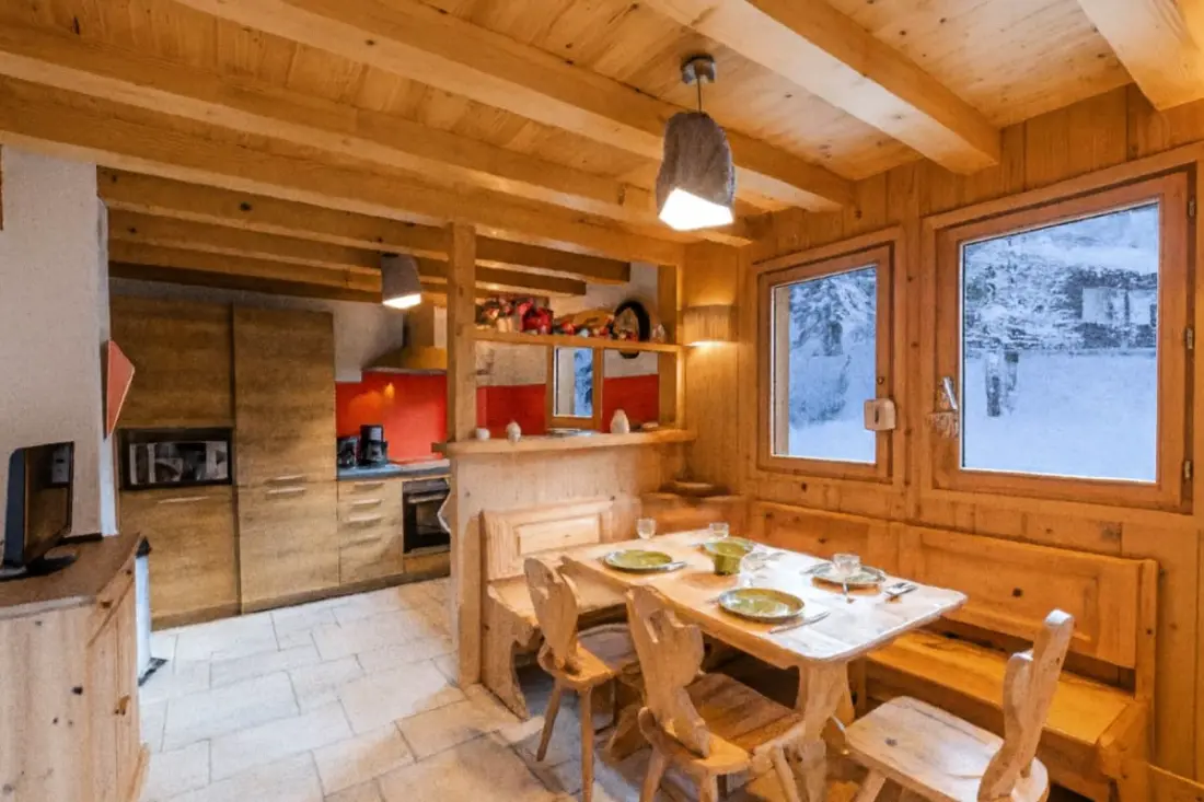 Családi Chalet terasz és kert Chamonixben