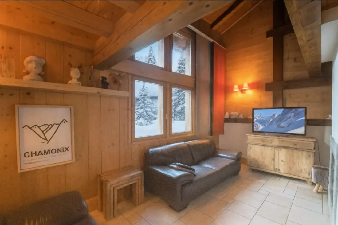 Családi Chalet terasz és kert Chamonixben