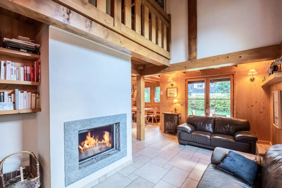 Családi Chalet terasz és kert Chamonixben