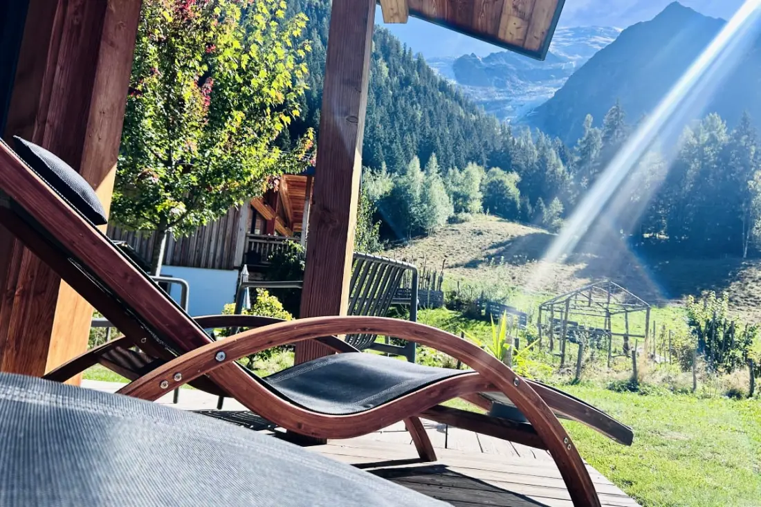 Modern faház Chamonix kerttel