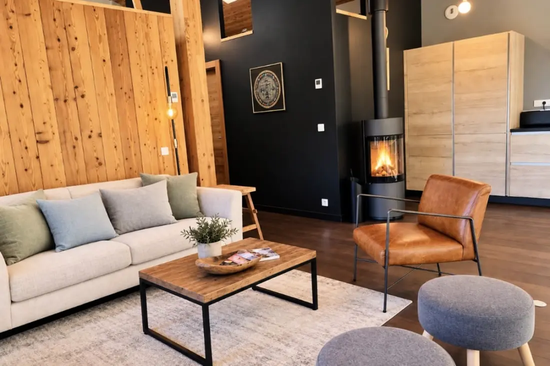 Modern faház Chamonix kerttel